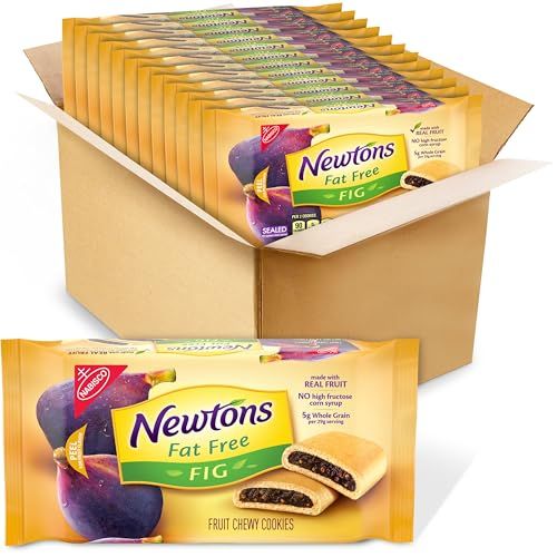 Newtons Fat Free Soft &amp; Fruit Chewy Fig Cookies, (Fig Bars), 12 - 10 oz Packs