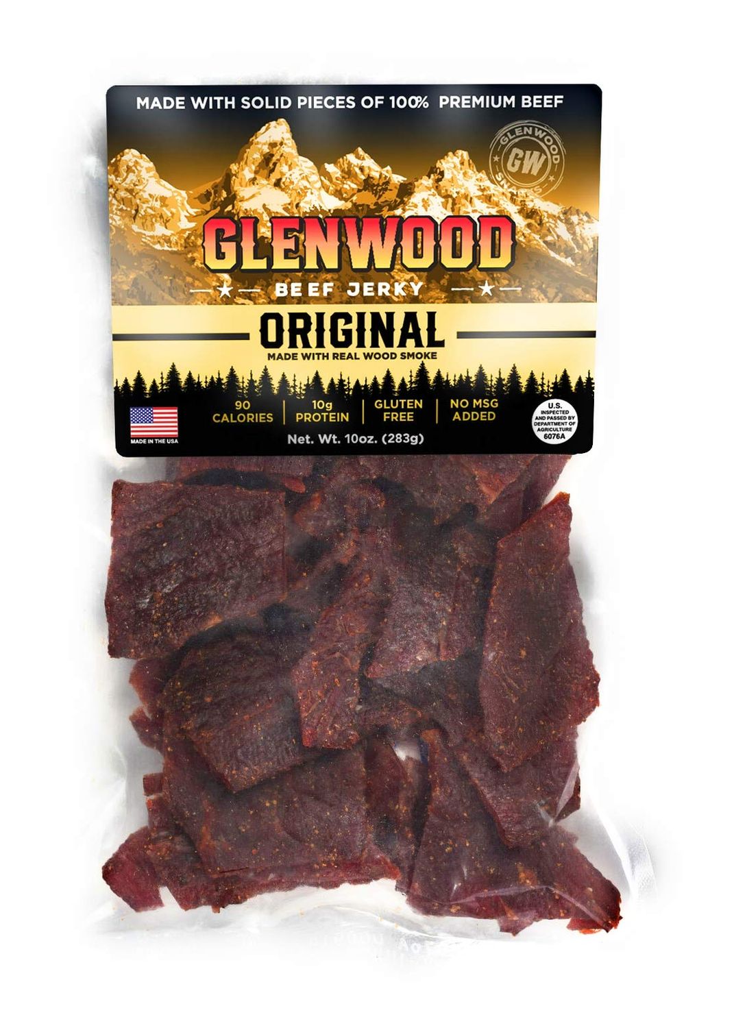 Glenwood Jerky 10oz 100% Beef Jerky (ORIGINAL)