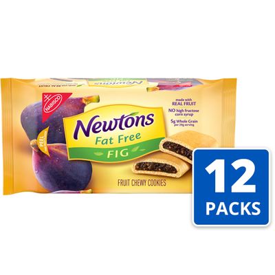 Newtons Fat Free Soft &amp; Fruit Chewy Fig Cookies, (Fig Bars), 12 - 10 oz Packs