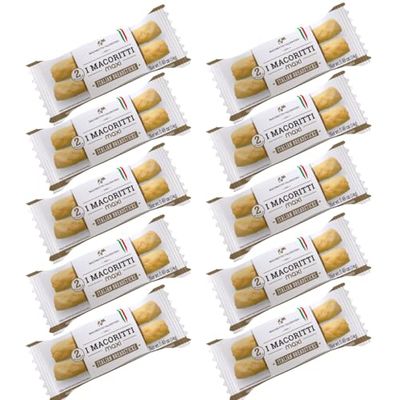 I Macoritti MAXI Breadsticks - Authentic Italian Snack, Grab-and-Go Convenience, Oven-Baked, Made in Italy - 0.49 oz, Pack of 10