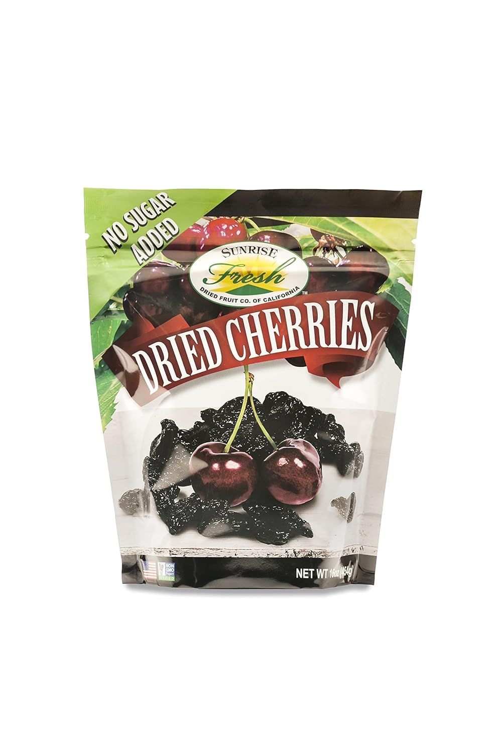 Sunrise Fresh Dried Fruit - Dried Dark Sweet Cherries - All-Natural, Unsweetened, No Added Sugar, Resealable Snack, 32oz Bag