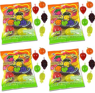 Din Don Fruity&#39;s JU-C Jelly Fruit Snacks Pack of 4