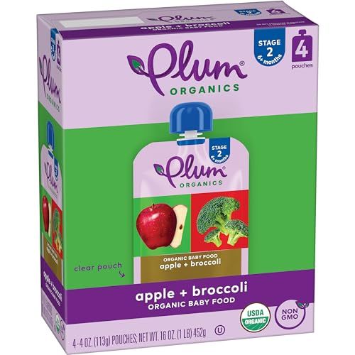 Apple and Broccoli - 4 oz Pouch (Pack of 4)