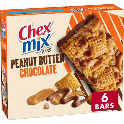 Chex Mix Peanut Butter Chocolate Treat Bar, 6 Bars