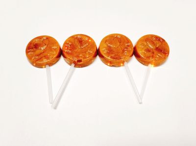 RAON Dalguna Candy with stick Honeycomb Sugar Candy Halloween Christmas Gift lollipop Candy, 10g, 4ea