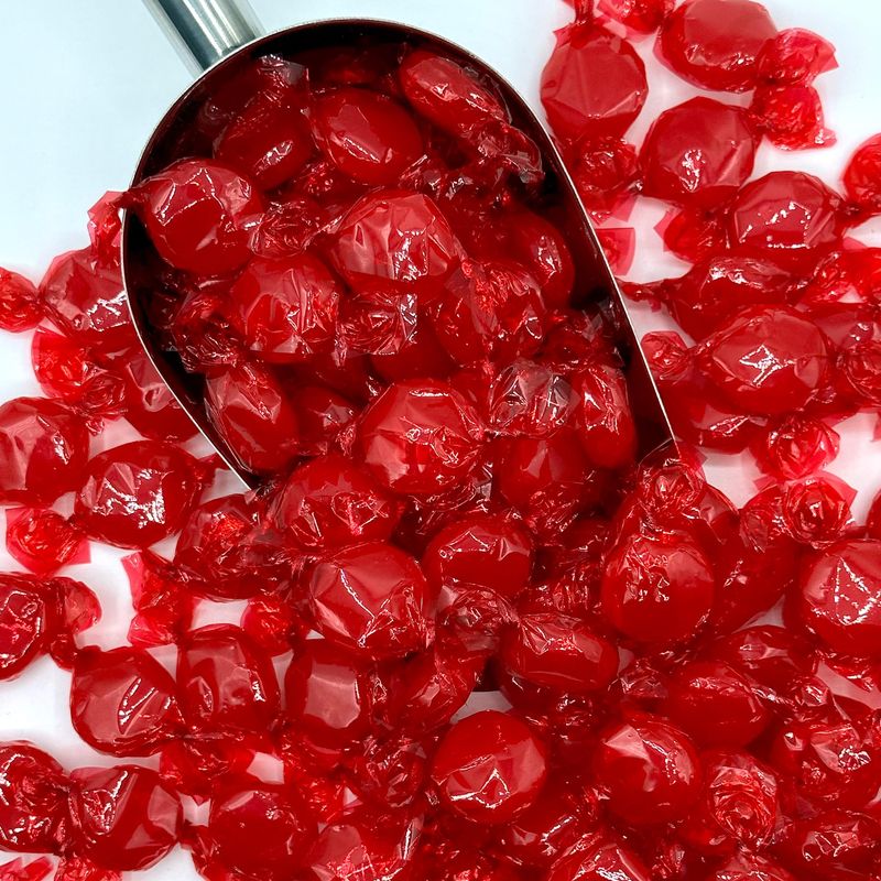 Cinnamon Discs Hard Candy - Bulk 2 Pounds Individually Wrapped Red Cinnamon Candy Disks (Approx 150 Pieces) - Holiday Bulk Cinnamon Candy
