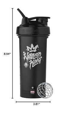 BlenderBottle Marvel Classic V2 Shaker Bottle Perfect for Protein Shakes and Pre Workout, 28-Ounce, Warrior King