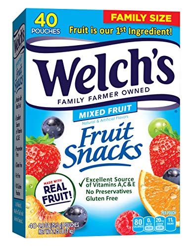 Welch&#39;s Mixed Fruit, 0.9 oz, 40 Ct