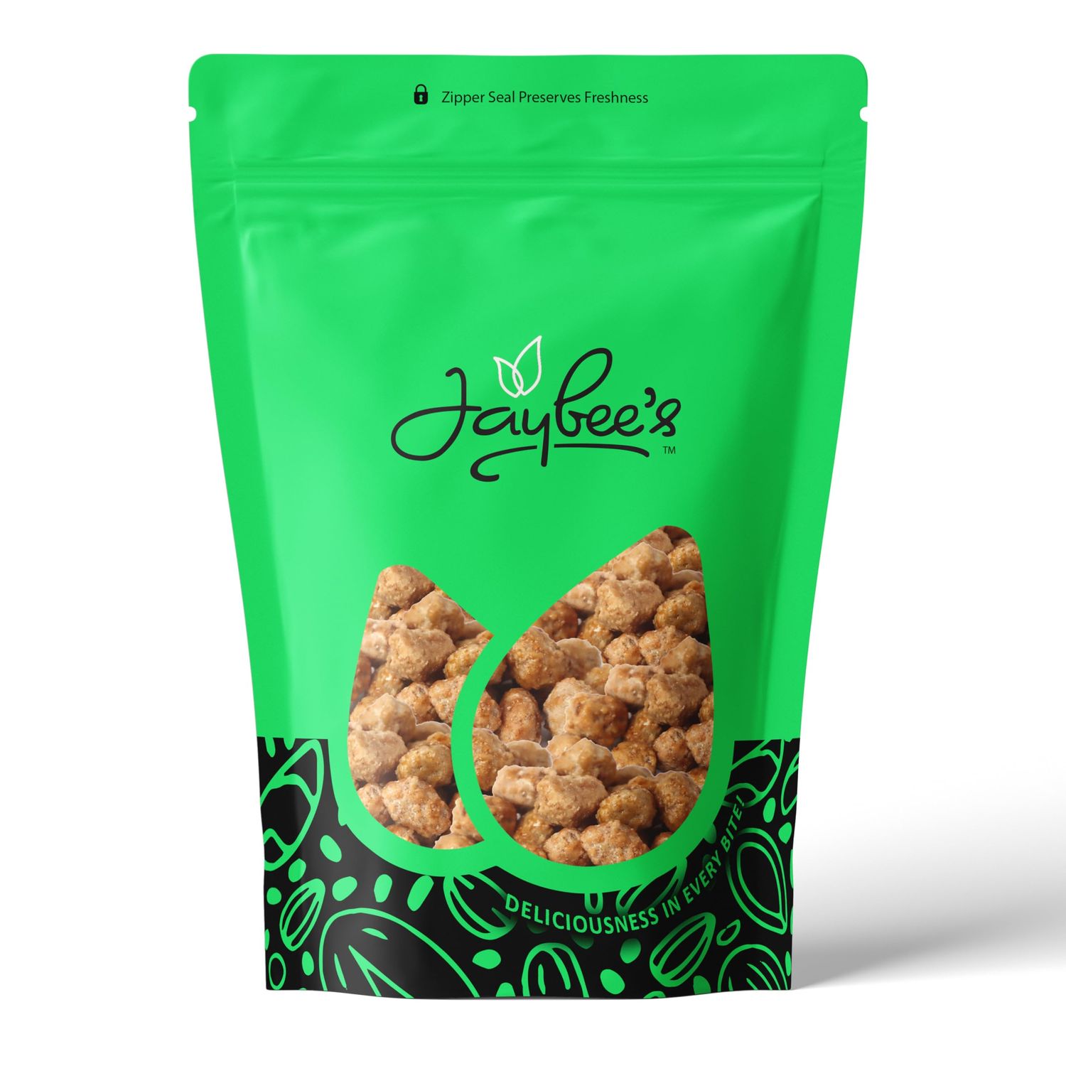 Toffee Peanuts 48 oz Resealable Bulk Bag - Premium Roasted &amp; Sweetened Nuts, Perfect for Snacking, Baking, Holiday Treats &amp; Gifting  3 Pounds  Jaybee&#39;s Nuts