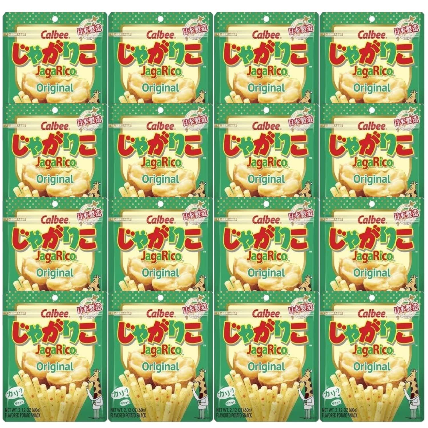 Calbee JagaRico Original Salad Potato Snack (Pack of 12)
