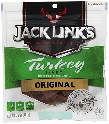 Jack Links MSG Free Turkey Jerky, Original, 2.85 Ounce (Pack of 4)