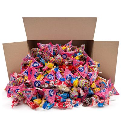 Easter Candy Mix - 10 Pounds Over 700 Pieces - Lollipops, Jelly Beans Pouches, Fruit Taffies, Neapolitan Caramels, Gum - Pinata Stuffers - Bulk Box