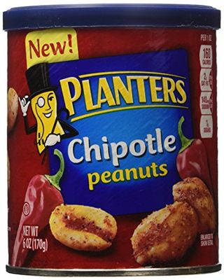Planters Chipotle Peanuts, 6 OZ cans(Pack of 4)