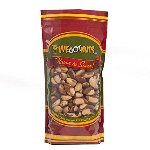 Brazil Nuts - 1 Pound, Whole, Shelled, Raw, Natural, We Got Nuts