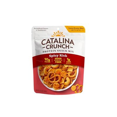 Catalina Crunch Mix Traditional Spicy Kick Snack Mix  Low Carb, High Protein, Keto Snacks, Pack Of 1