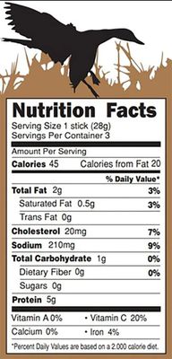 PEARSON RANCH SINCE 1959 Duck Meat Sticks Pack of 2 6 Sticks Total, Exotic Meat Sticks, Low-Carb, Gluten-Free, MSG-Free, Paleo and Keto Friendly Snacks