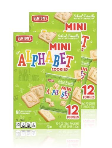 Bentons Mini Cookie Snack Packs (2 Boxes, Alphabet)