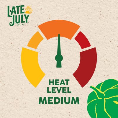Late July Snacks Salsa Verde with Roasted Tomatillos, Medium, 15.5 oz Jar