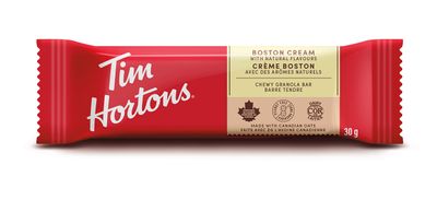Tim Hortons Boston Cream Granola Bars, Peanut Free, 5 Count, 150g/5.25 oz. Box