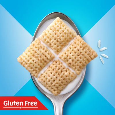 Rice Chex Gluten Free Breakfast Cereal, Homemade Chex Mix Ingredient, Family Size, 18 oz