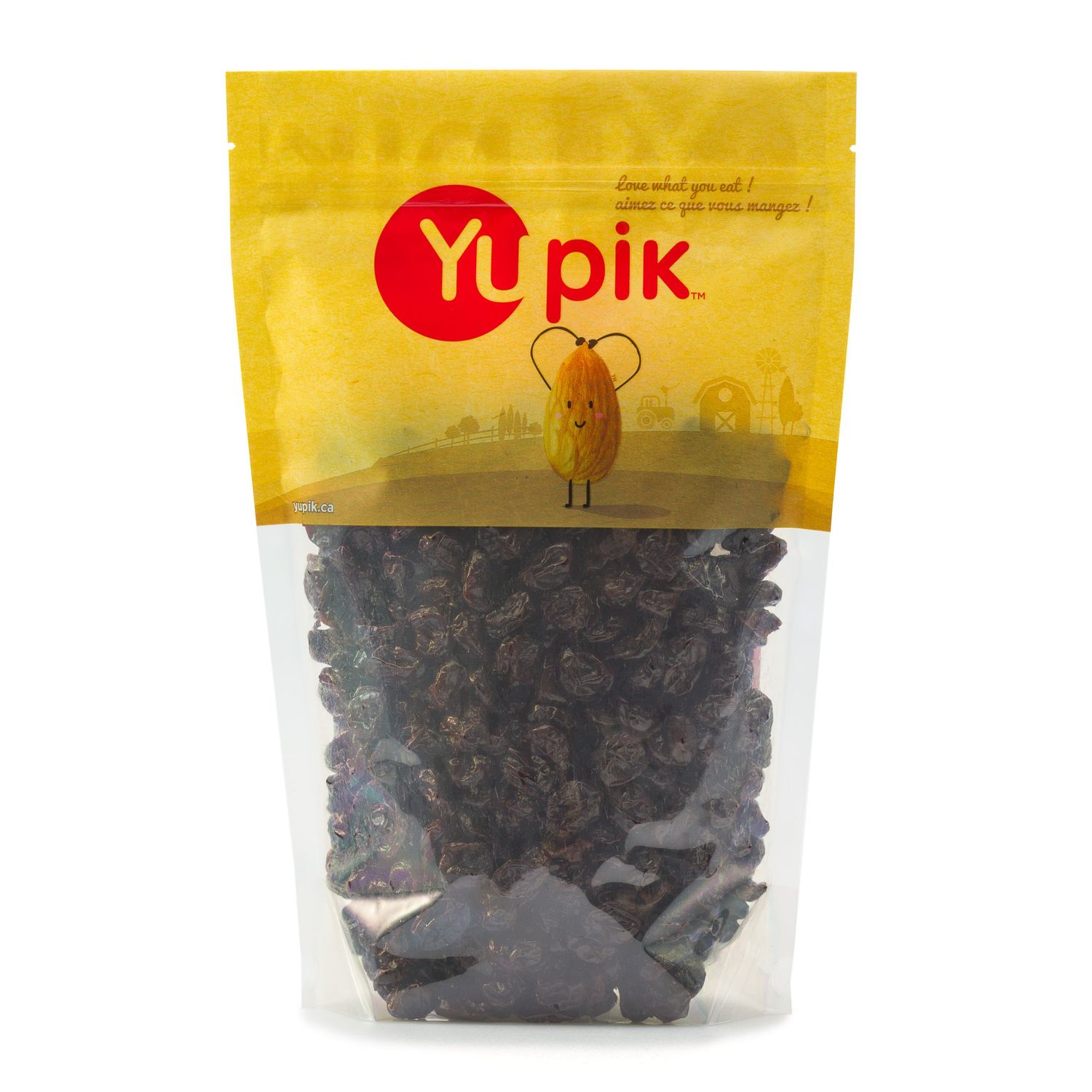 Yupik Dried Cherries, 2.2 lb, Pack of 6, Gluten-Free, Kosher, Sweetened Dried Fruits, Tart &amp; Sweet Whole Cherries, Pitted, Source of Fiber, Fruity Snacks, Ideal for Baking &amp; Topping