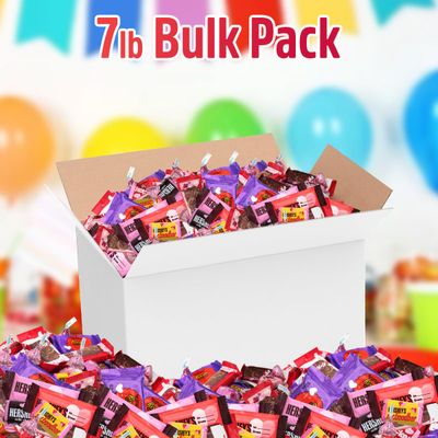 Bulk Chocolate Mix, 7lb Pack of Candy Bulk Individually Wrapped, Ideal Assorted Candy for All Ages, Perfect Chocolate Gifts for Loved Ones