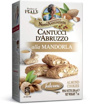 Cantucci D&#39;Abruzzo Biscotti Mini&#39;s Fragrant biscuits of the Italian confectionery tradition. Imported from Italy (Almond)