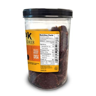 Tillamook Country Smoker Real Hardwood Smoked Silver Dollar Jerky, Teriyaki, 13 Ounce