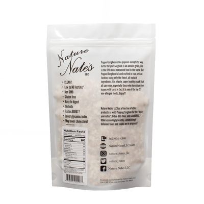 Nature Nate's LLC Vegan Cheezy Popped Sorghum