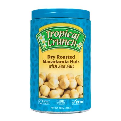 Macadamia Nut, Tropical Crunch, Macadamia, Lightly Salted Nuts, Macadamia Nuts, Roasted Nuts Lightly Salted, Nuts 24 oz, Keto &amp; Vegan Friendly