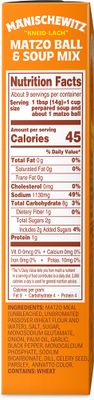 Manischewitz Matzo Ball and Soup Mix, 4.5oz (3 Pack)  Easy Prep  Kosher for Passover  Nothing Artificial  No MSG  Classic Fluffy Texture