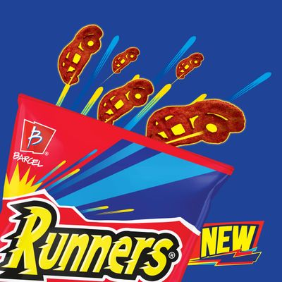 Barcel Runners 20 ct, 4 oz Snack Size Case, Chili Pepper &amp; Lime Flavored Spicy Corn Snacks