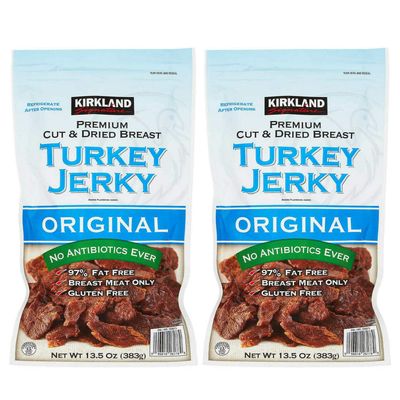 Kirkland Signature Turkey Jerky, Original, 13.5 oz (2 Pack)