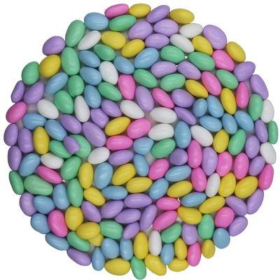 American Best Food Pastel Color Jordan Almonds in Jar, Kosher (4 Pound, Assorted)