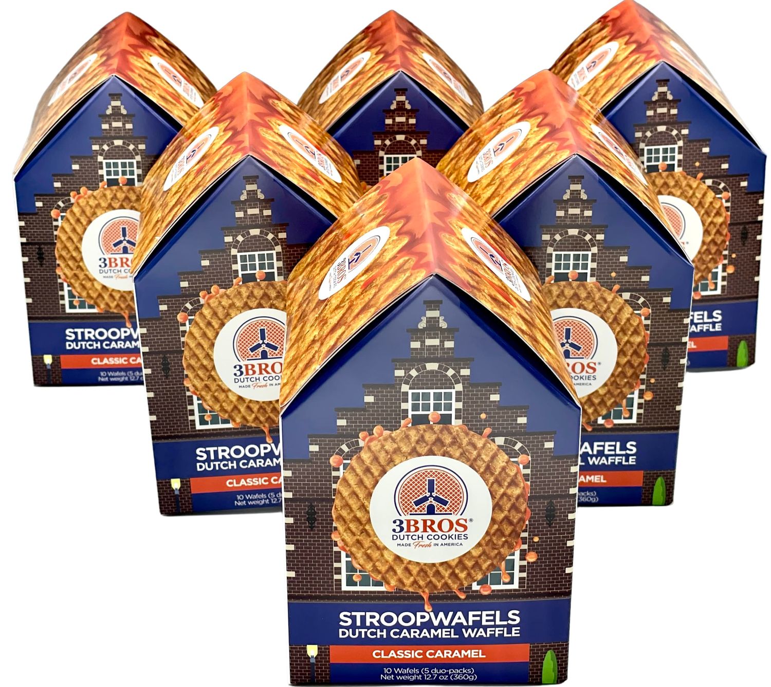 Caramel Stroopwafel in Canal House Box (Caramel, 6)