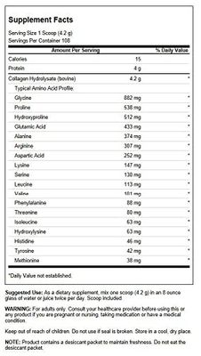 Swanson High Plains Collagen Hydrolysate Powder-Collagen Peptides Powder Supporting Hair, Skin, Nails, and Joint Health-Bioavailable Proteins Promoting Bone, Tissue, and Cartilage Support-(1lb) 2 Pack