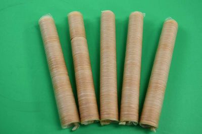 5-pack Clear 21mm Collagen snack sausage casings for 25 lbs of snack sausage. From Smokehouse Chef. Beef product in USA