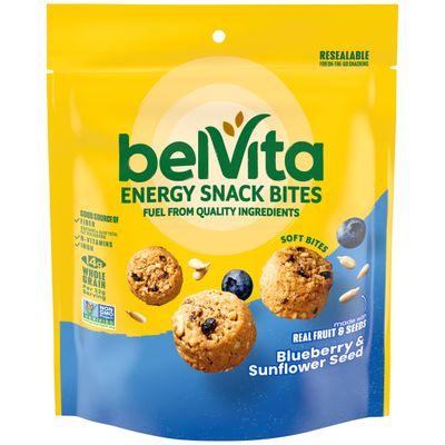 belVita Energy Snack Bites, Blueberry and Sunflower Seed, 5 oz