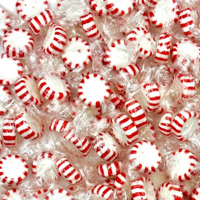 Starlight Peppermint Hard Candy - Bulk 2 Pounds (Approx 170 Count) - Individually Wrapped Peppermints, Starlights Mints - Refreshing Peppermint Candies - For Fresh Breath