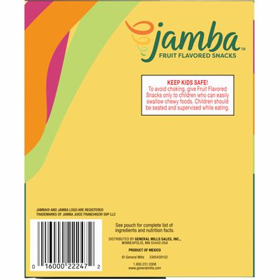 Jamba Mango- A-Go-Go Fruit Flavored Snacks 12 Count, 50.4 OZ