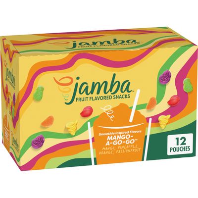 Jamba Mango- A-Go-Go Fruit Flavored Snacks 12 Count, 50.4 OZ