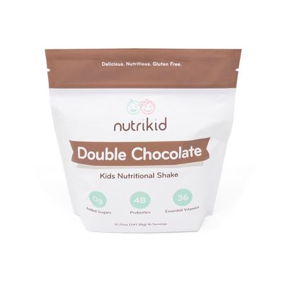 NutriKid Kids Healthy Protein Powder Shake- 36 Essential Vitamins Superfood, Weight Gain Drink Mix for Toddlers, Digestive Enzyme Probiotics, Perfect Snack