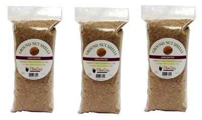 PlumEasy Patterns Ground Walnut Shells, 11.5 Ounce - 3 Bags
