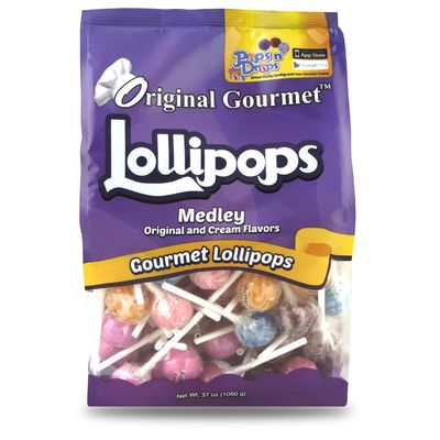 Original Gourmet Lollipops, Medley of Mini Lollipops, 100 Count (Pack of 1) (Packaging may vary)
