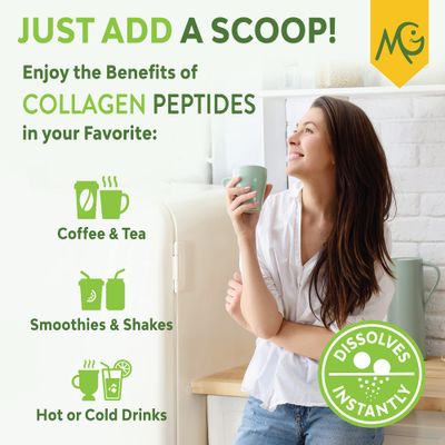 MariGold Grass-fed Collagen Peptides Protein - Horchata 1LB - 100% Pure, Type I & III Hydrolyzed Bovine Collagen, Non-GMO, Hormone Free, Dairy Free, Keto-Friendly, Healthy Joints and Skin