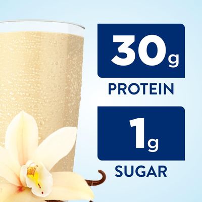 Ensure Max Protein Shake  French Vanilla  Meal Supplement Shake  Ready to Drink  30g Protein for Muscle Building  1g Sugar, 4g Fiber  11 fl oz - 12 Pack