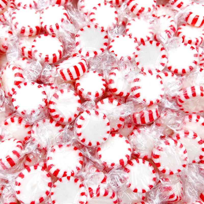 Arcor Starlight Peppermint Mints  1 Pound Bag - Approx. 75 Count  Hard Candy  Individually Wrapped