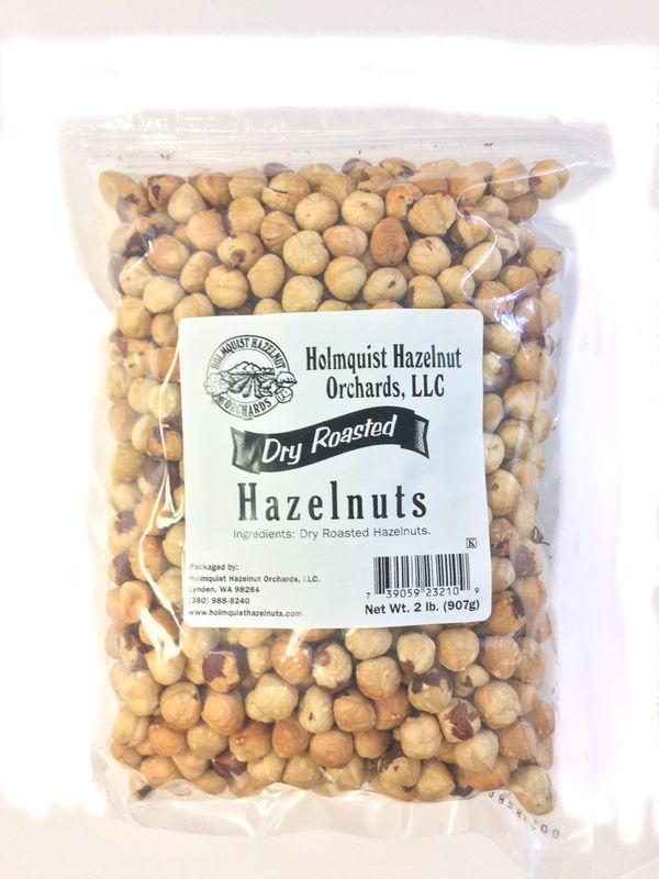 1 LB  Holmquist Hazelnuts Dry (AIR) Roasted Hazelnuts  Unsalted  NON-GMO, GLUTEN FREE, KOSHER, RESEALABLE, KETO-FRIENDLY  GROWN IN USA