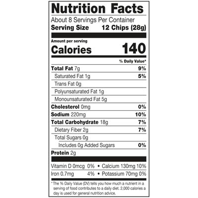 Late July Snacks, Garden Ranch Tortilla Chips, 7.8-oz. Bag