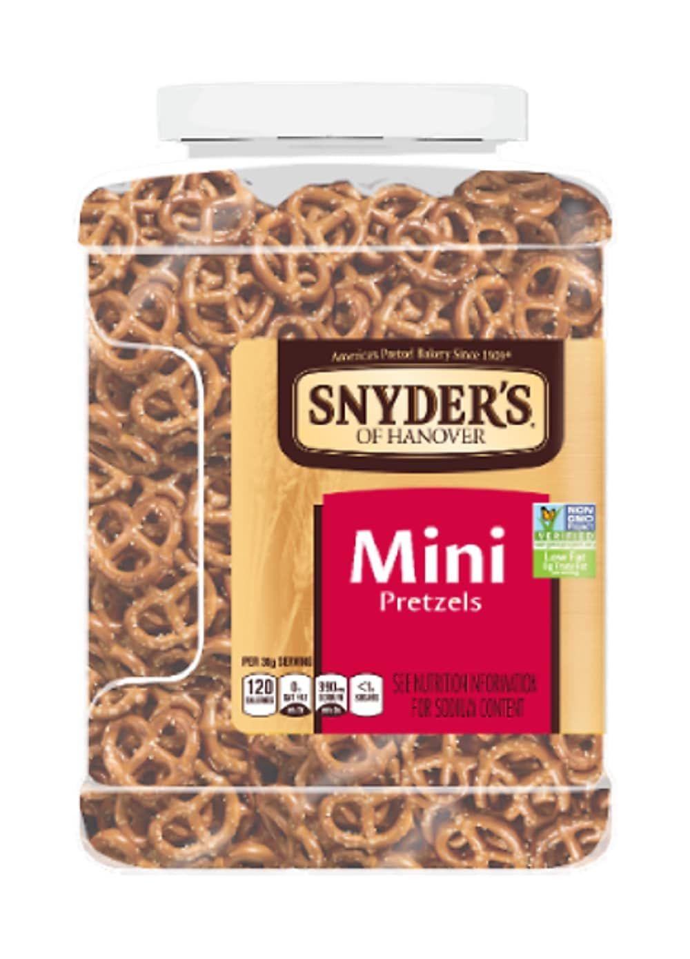 Snyder&#39;s of Hanover Mini Pretzels, 30 Oz Canister